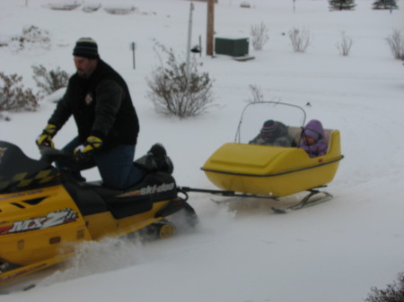 A little snow play 2008 andrew and James