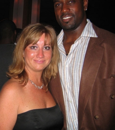 Me with Hannibal Navies- S.F. 49er's NFL Players Gala.