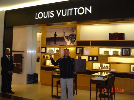 Shopping at Louis Vuitton in Paris