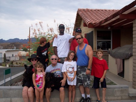 Family at our home in Parker