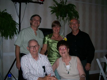 Mom, Dad, Larry, Dennis and I