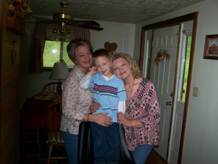 My daughter Leslie, grandson Dylan and me