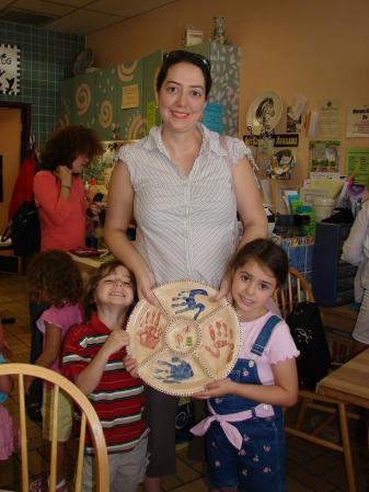 Painting Pottery for Grandma O