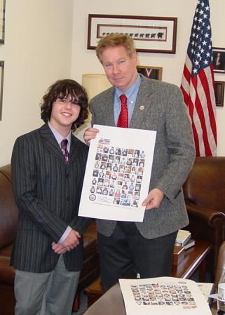 Will Frey and Congressman Tom Davis 11th VA