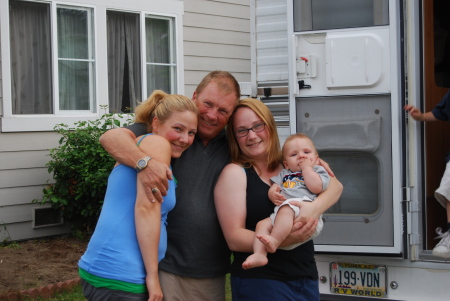 our daughters and youngest grandson