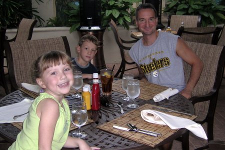 Courtney, Connor and Jeff in Florida