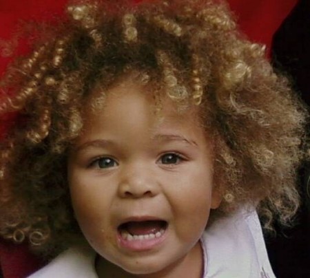 Avia and her lovely curls.