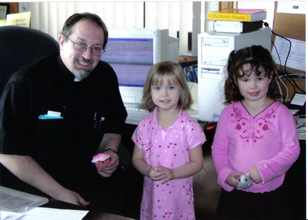 Two preschoolers at St. John's Lutheran (LCMS), Taylor, MI