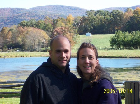 Me and my wife in the Virginia Mountains