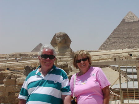 My husband and me in Egypt, May 2008