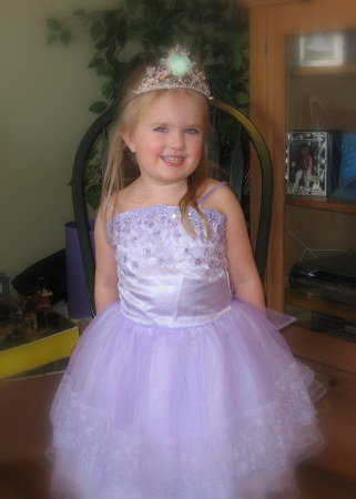 My little princess at her 4th birthday party.
