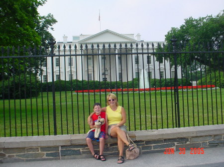My son Cody and me on a visit to DC.