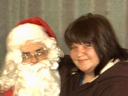 Becky and Santa