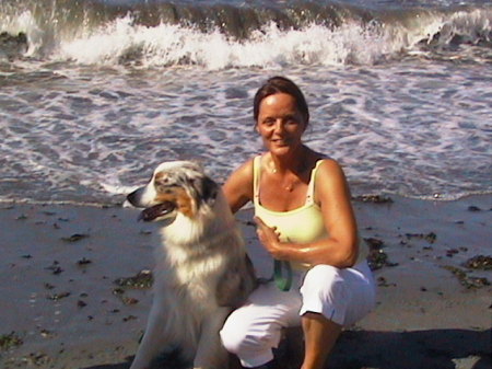 My Wife Bo and my Dog Blue