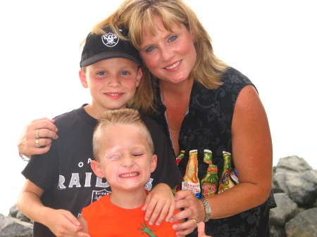 Me and my boys at our house in Estero Beach, Mexico!!