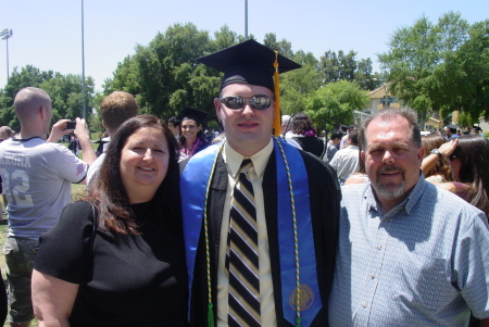 Dustin's College graduation