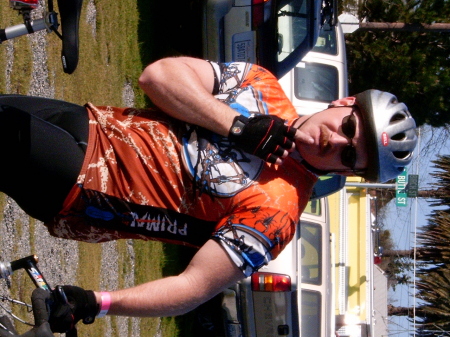 My husband Gerry right before the Chico 100 mile bike ride