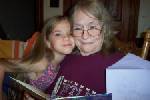 My fourth granddaughter Kristen with my late mom