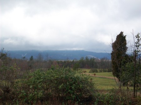 Mountains across from my house