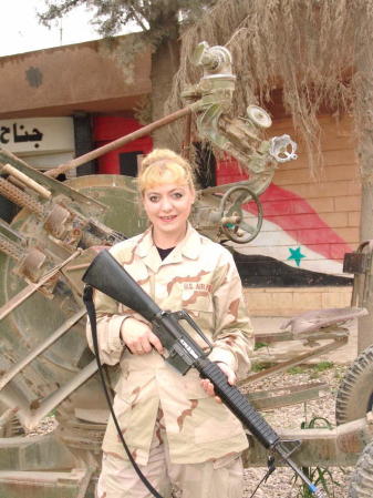 my warrior daughter Carissa in Iraq!
