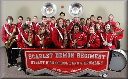 Dysart High School Band in January 2007