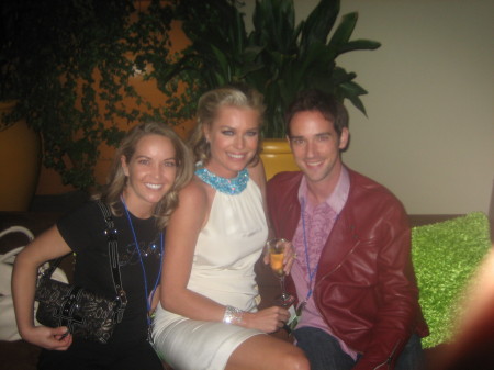 Billy Lowe & Rebecca Romijn partying in Hollywood