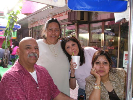 my husband, sister yvette and ana