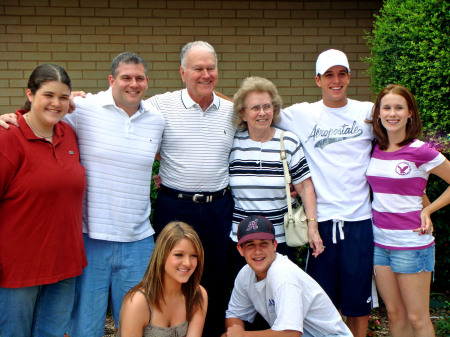 My parents with all their grandkids (2007)