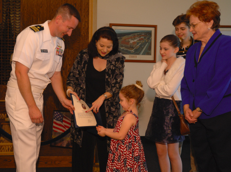 Daddy's ceremony in July 2008