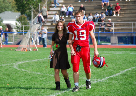 Allison winning Homecoming Queen Last Fall