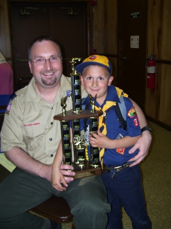 Me and Sean at Cub Scouts