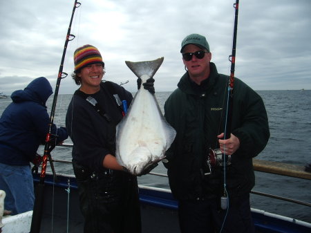 Halibut fishing in Alaska