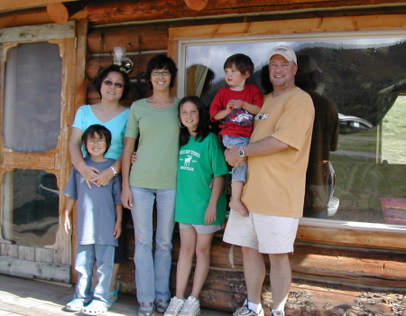 My mom and the whole gang at Yellowstone last year