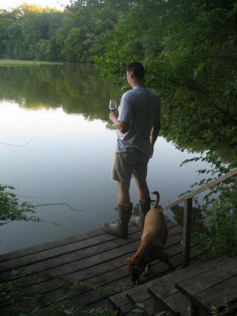 At the lake cottage