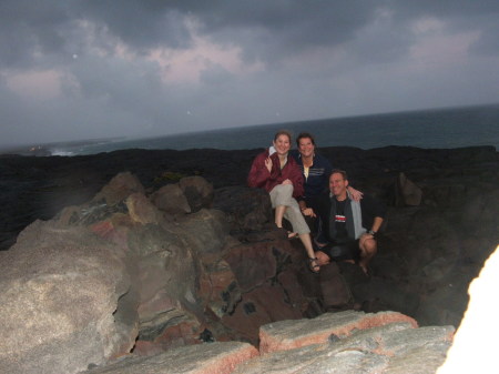 Drew Kapp, Deb (Heinz) and me in Hawaii Jan 07