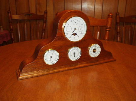 A "weather station" and clock for my son James