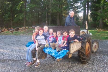 Some of my Grandchildren with Grandpa