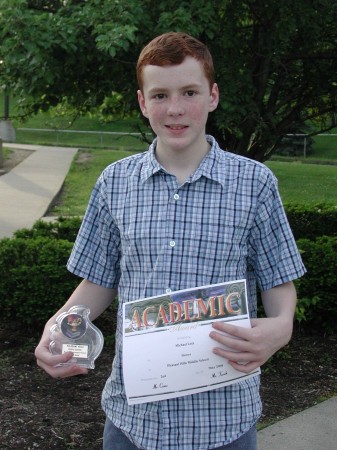Graduating 6th grade, with awards no less!