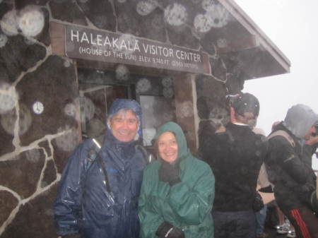 Waiting for Sunrise on Haeakala Volcano, Maui