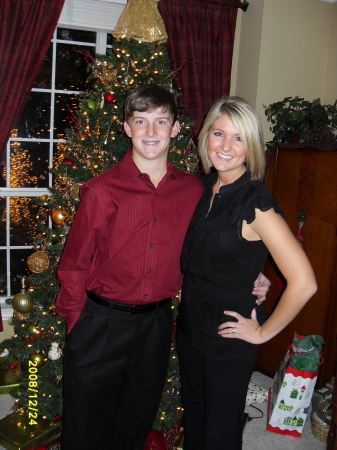 Bradley and Courtney Christmas 2008