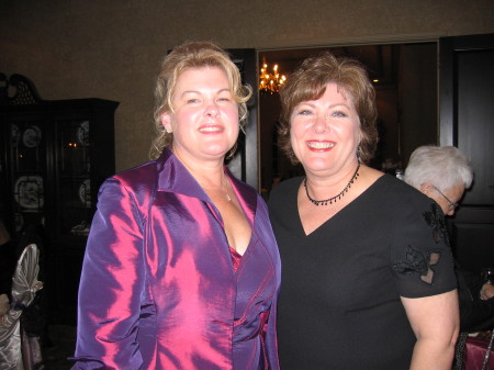 Karen and Judy at her daughter's wedding.