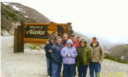 With our friends on Alasks cruisetour