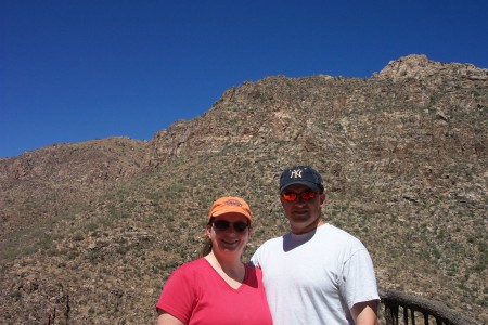 Wife and I in Arizona