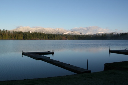 The view at the house at Lake Nahwatzel