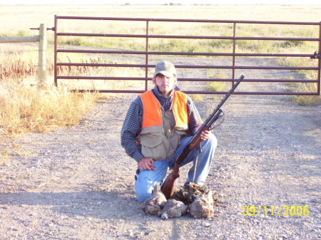 Cliff, my oldest on hunting expedition.