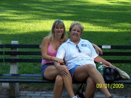 My mom and I in Central Park