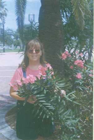 Just checking out the flowers !