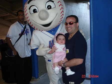 At my first baseball game