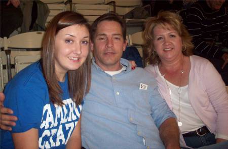 Taylor, Dana, and Kim at the Duke game