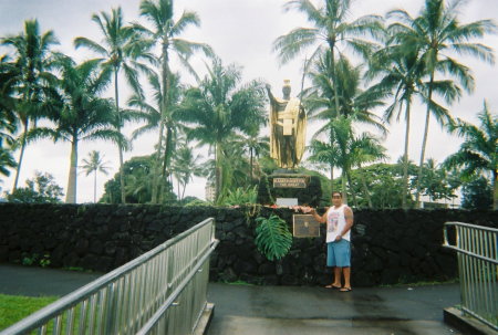 King Kamehameha statue Hilo Hi.